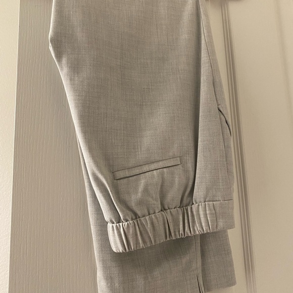 Heather Gray Hayden Tapered Pant - Picture 3 of 4